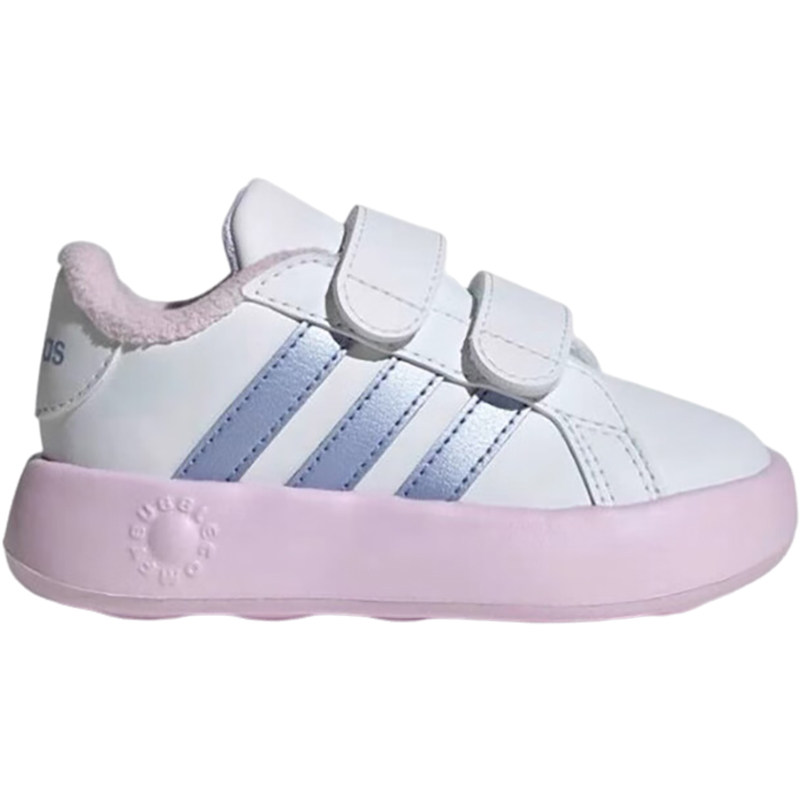 Adidas/阿迪达斯正品秋冬新款婴童魔术贴厚底跑步鞋IE3858