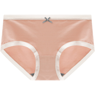 彩田棉内裤女进口澳洲棉7A抗菌裆少女中腰包臀绝美三角裤女生内裤