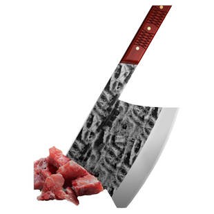 砍骨头刀大骨牛骨屠夫专用砍骨刀商用杀猪刀弹簧钢锻打剁骨头斧子