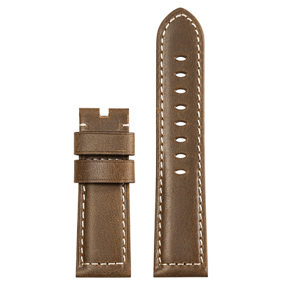 适配沛纳海磨砂牛皮表带优于原装