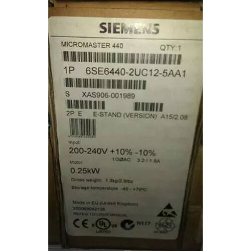 议价6SE6440-2UC12-5AA1全新原装进口西门子MM440 0.25KW变频器