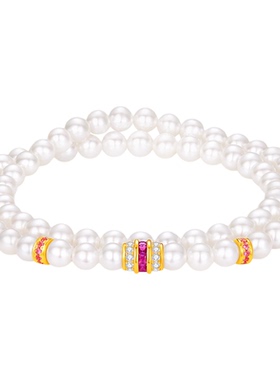 真我不凡S925银天然淡水珍珠手链