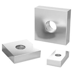 304不锈钢长方形螺母铁方型铝型材滑块螺母四方螺帽M4M5M6M8M10mm