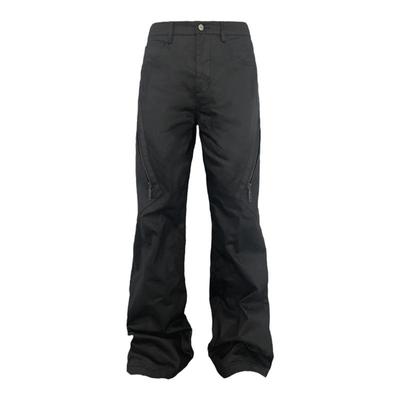 JCAESAR长裤涂层秋冬侧开斜拉链