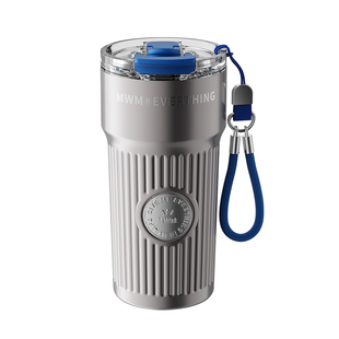 保温杯男款2025新款陶瓷内胆咖啡杯女生高颜值随行吸管水杯子定制