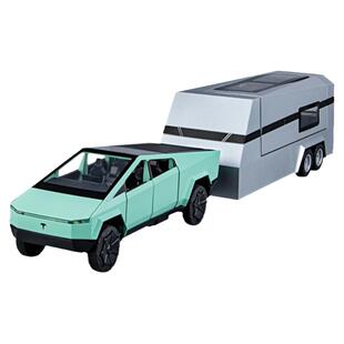 特斯拉皮卡车模男孩合金玩具汽车模型儿童仿真车模型玩具车房车