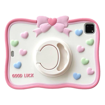 苹果2024新款ipadair6保护壳九可爱pro11寸360旋转硅胶七八10.2适用mini5防摔air2全包8平板十代ipad9套A2602