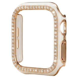 【满天星闪钻】适用iwatch11保护壳applewatch10镶钻保护套S11时尚女生苹果S10手表s9保护配件se3表壳9表带S8
