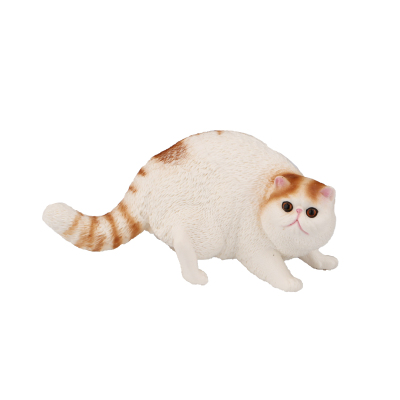 正版全新散货小花猫仿真动物模型