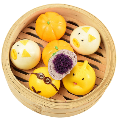 包子儿童早餐营养卡通馒头