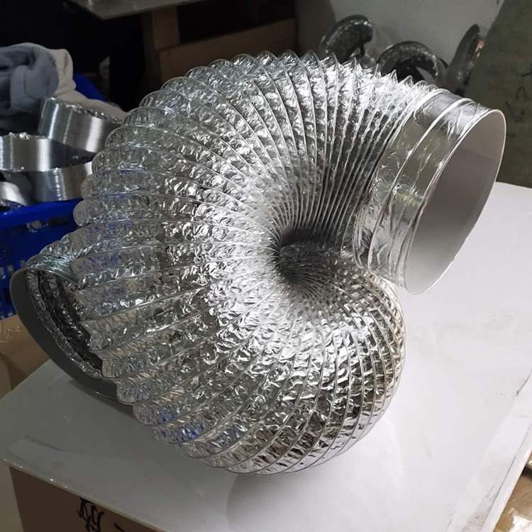 铝箔厨房吸油烟机排气管排风管烟管5公分封边铝塑管排烟管道