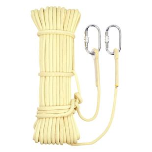 凯夫拉静力绳高空作业安全绳国标芳纶绳子防火阻燃耐磨救援速降绳