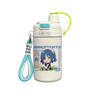 孤独摇周边水杯 山田凉 双饮保温杯吸管杯大容量不锈钢学生喝水杯