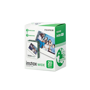 fujifilm富士立拍立得相纸instax300wide宽幅白边立拍得胶片