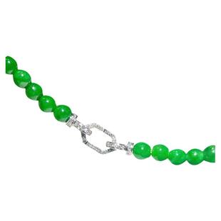 珠链扣18K金钻石天女珠项链扣头翡翠手串多种戴法金扣珍珠手链扣