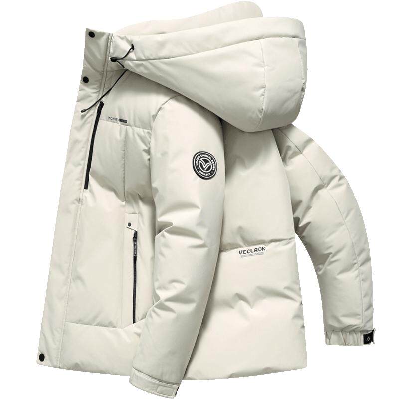 雪中飞时尚休闲中青年冬季羽绒服