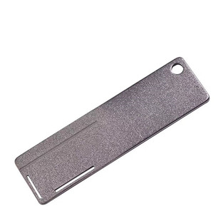 不锈钢卷铅板加厚带卡槽竞技挫铅板手搓打磨铅皮钓鱼垂钓小配件