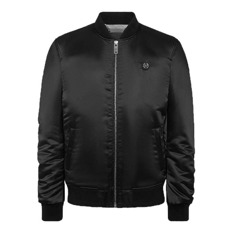 PHILIPP PLEIN 男士骷髅飞行员夹克外套秋冬