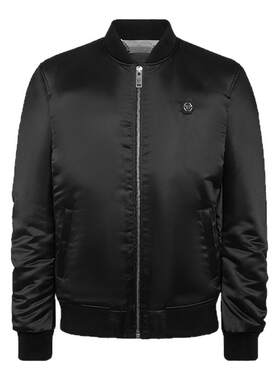 PHILIPP PLEIN 男士骷髅飞行员夹克外套秋冬