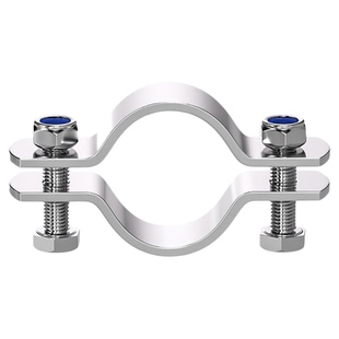 扁铁钢带电线杆抱箍镀锌双面固定器水泥杆灯杆钢管柱子管卡子大全