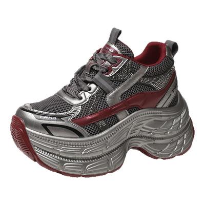 ZFCQ新款显脚小内增高老爹鞋女款