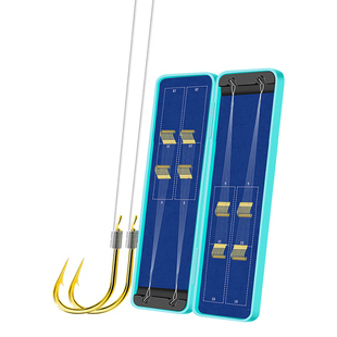 鱼钩正品绑好短子线双钩成品套装野钓鲫鱼金袖金海夕伊豆袖钩鱼勾