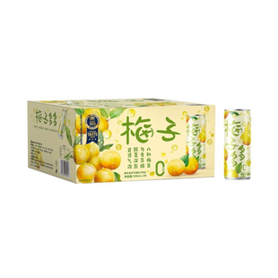 M会员代购梅子多多气泡水330ml八种梅果萃取清香爽口到期8月中旬