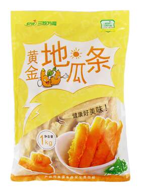 三统万福黄金地瓜条10袋/箱