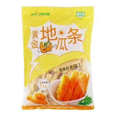 三统万福黄金地瓜条10袋/箱