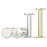 304不锈钢子母铆钉对接锁螺丝螺母相册账帐本菜谱螺钉M3M4M5M6mm