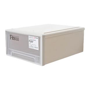 Tenma天马株式会社 F257组合式抽屉柜 单层塑料收纳箱衣物整理盒