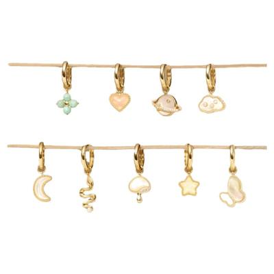 ARSIS印记幸运符号耳环S925银