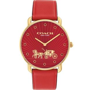 【罗一舟同款】COACH/蔻驰ELLIOT马年石英生肖女表礼盒情人节礼物