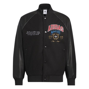 阿迪达斯三叶草初春男女同款加厚棉衣飞行夹克棒球服外套JD5793