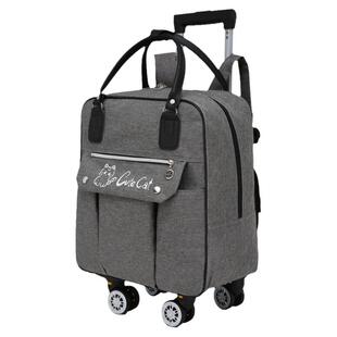 超轻拉杆背包万向轮两用大容量双肩拉杆包2024新款牛津布登机箱