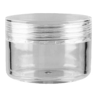 透明膏霜盒盒旅行分装瓶膏霜瓶分装盒圆盒透明盒小塑料盒首饰盒