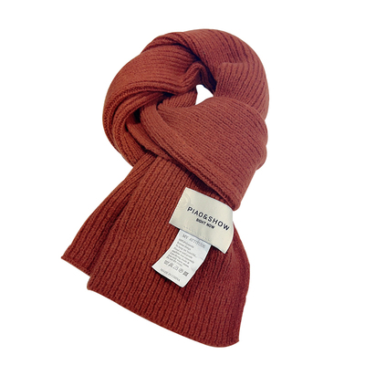 贝茵芬陵香缇色南瓜橘重磅围巾