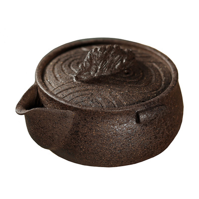 日式茶壶慕砚粗陶复古