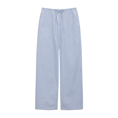 Dunst【嘟颖doyeong同款】26夏季女格纹慵懒显瘦休闲裤UDPA6B222