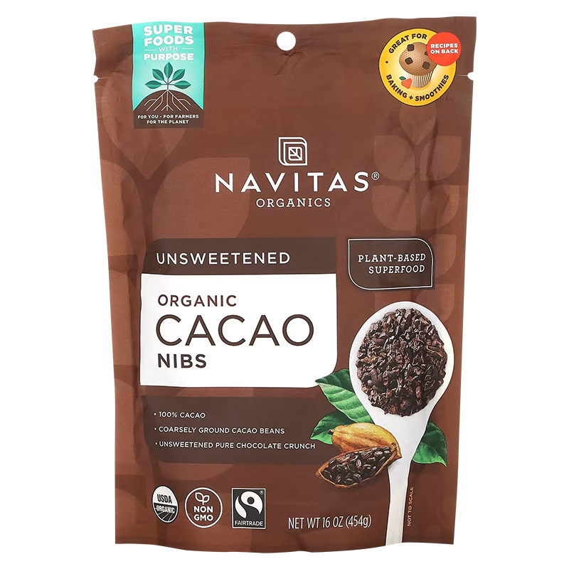 Navitas进口无糖可可碎