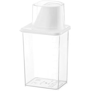 洗衣粉收纳盒家用卫生间洗衣凝珠专用储物盒子塑料厨房带盖密封罐