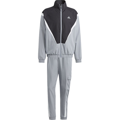 Adidas/阿迪达斯官方正品新款男士拼接时尚长袖长裤套装IJ6072