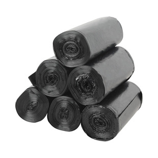 家用黑色一次性塑料袋宾馆ktv酒店厨房卫生间加厚马桶垃圾袋中号