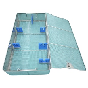 纤维支气管镜消毒盒输尿管膀胱软镜消毒盒胆道胃肠镜不锈钢灭菌盒