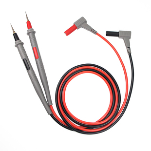 智凯万用表笔 可换针 特硬尖细表笔指针式硅胶线测量笔表电压流