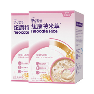 纽康特米粹 婴幼儿米萃低敏米粉营养辅食高铁维生素C220g*2