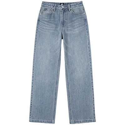 【张凌赫代言】Lee25秋冬新品429标准中腰直脚复古浅蓝色女牛仔裤