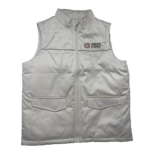 中国中车羽绒马甲A款工作服莱赛尔60%聚酯纤维40%白鸭绒绒籽含90%