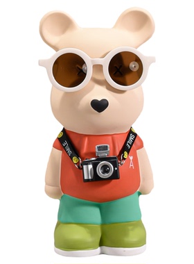 网红暴力熊存钱罐卡通创意