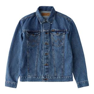 Wrangler威格原色牛仔夹克男士西部黄石风硬汉外套户外帅气机车衣